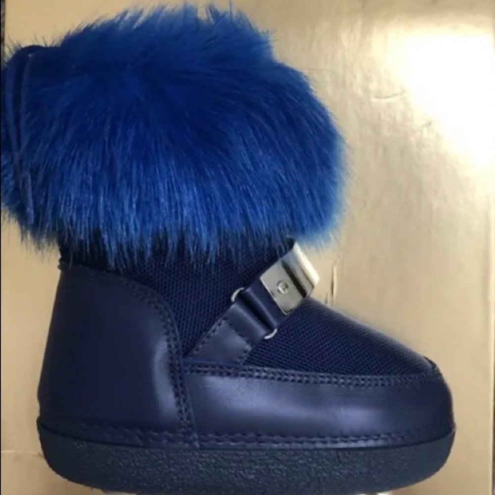 giuseppe zanotti • NEW • blue snow & ski boot